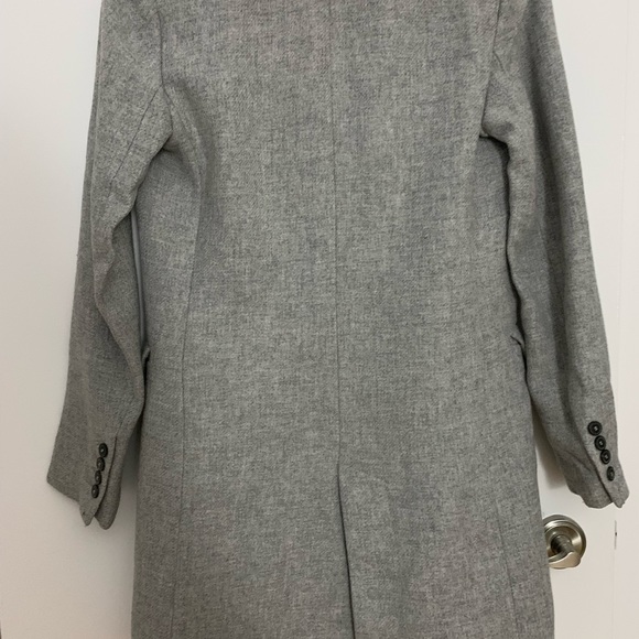 Zara Grey Peacoat - Picture 4 of 5